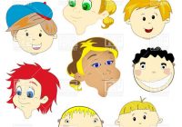 Children Multicultural Faces Vector Image Of People Robertosch Peaceful Free Clipart Appealing 13